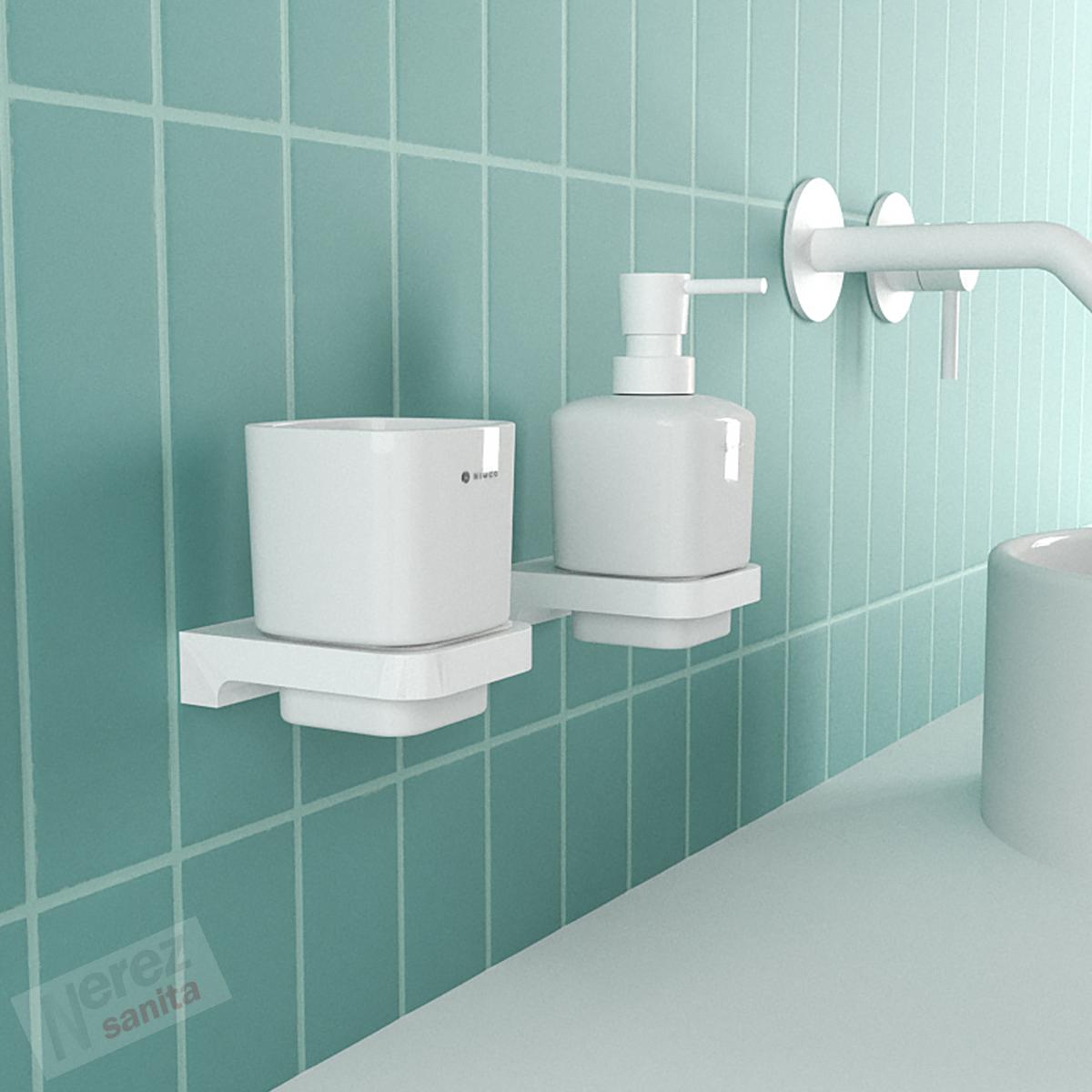 Dávkovač tekutého mýdla bílý MAB 29031K-T-05