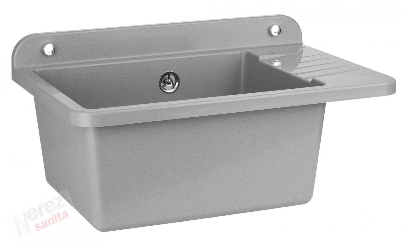 Technický dřez ZELVO COMPACT 505 šedý