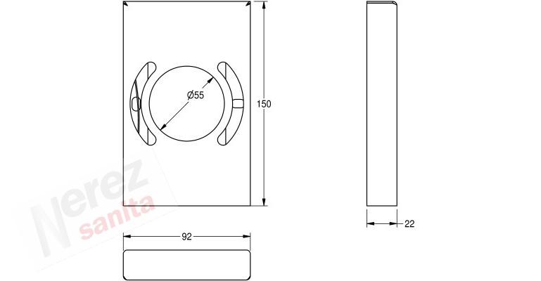 Zásobník na hygienické sáčky Franke KWC HBD191