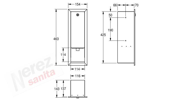 Dávkovač mýdla Franke KWC RODX618E
