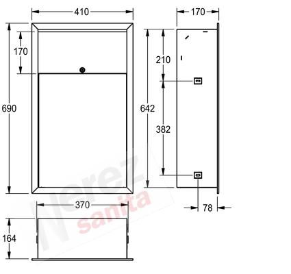 Odpadkový koš  Franke KWC RODX605EE