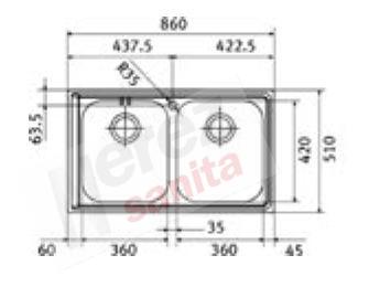 Dřez Franke NEX 620 Neptun 