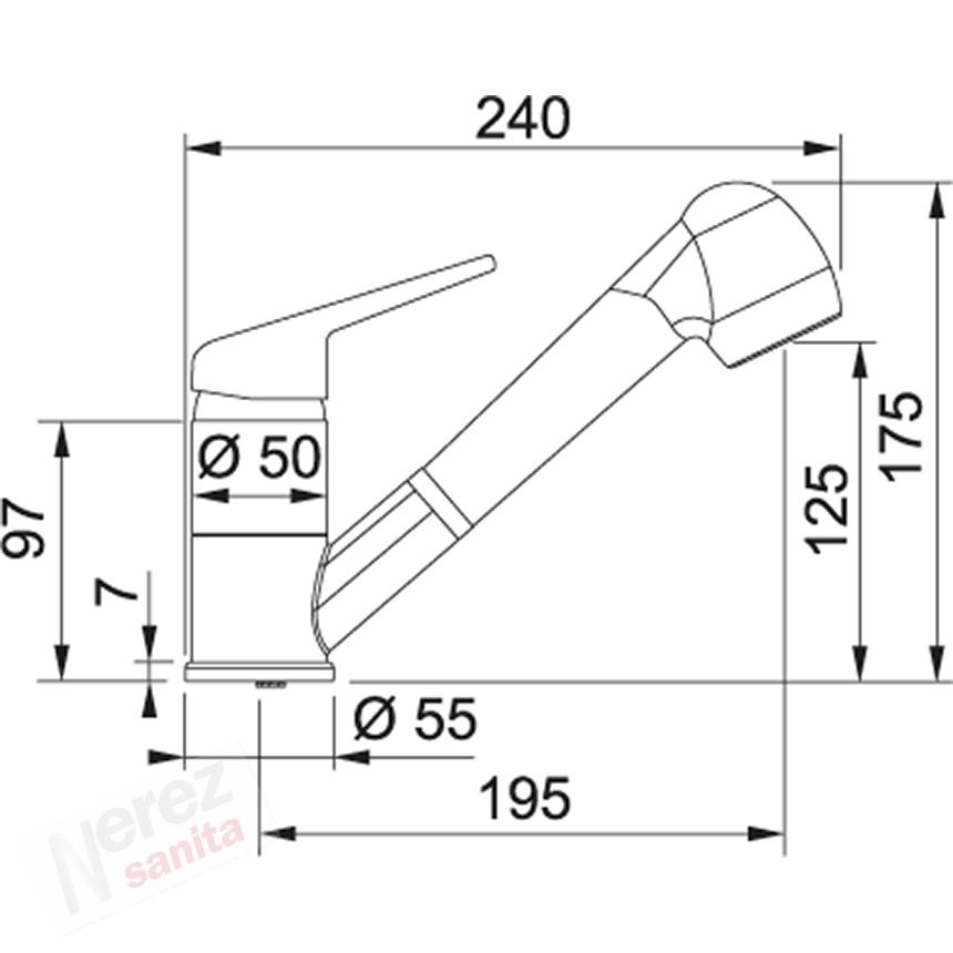 Baterie FRANKE FC 9547.094 bílá