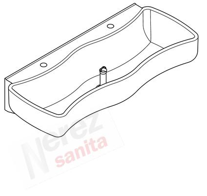 Dětský mycí žlab Franke KWC SANW200