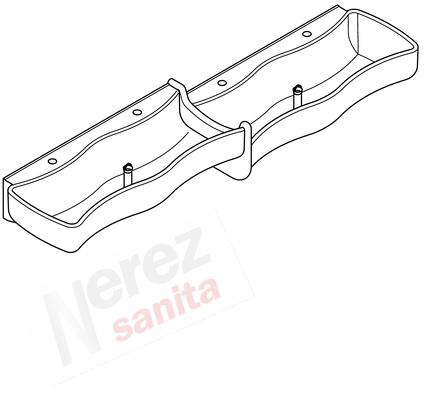 Dětský mycí žlab Franke KWC SANW211