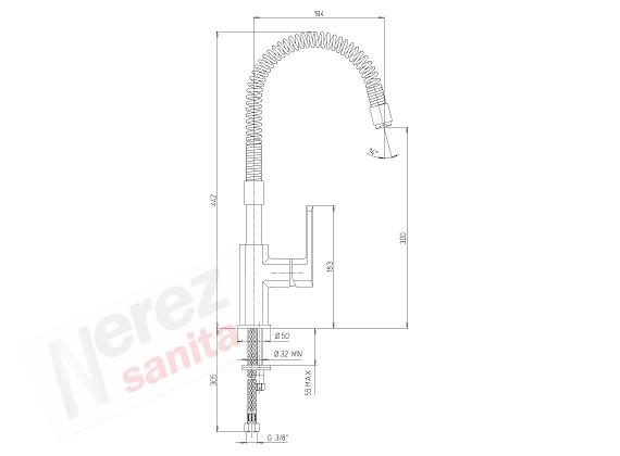 Dřezová baterie Paini OVO 86.558