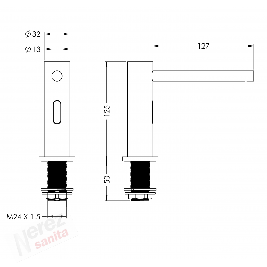 Elektronický dávkovač mýdla Franke KWC SD99-010
