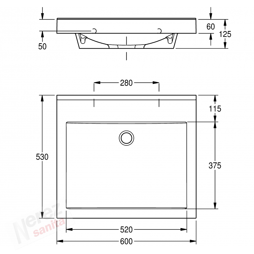 Umyvadlo Franke KWC ANMW410 QUADRO