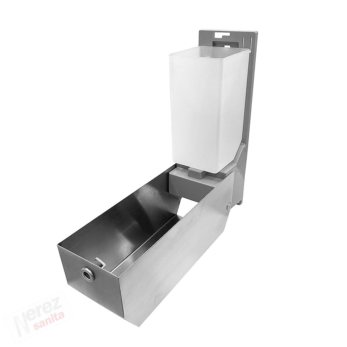 Zásobník na dezinfekci nebo mýdlo, nerez HPM 27031-M-10