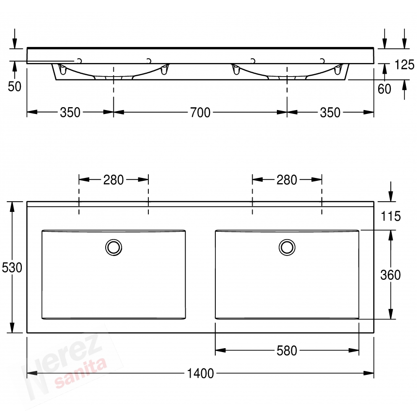 Umyvadlo Franke KWC ANMW421 QUADRO