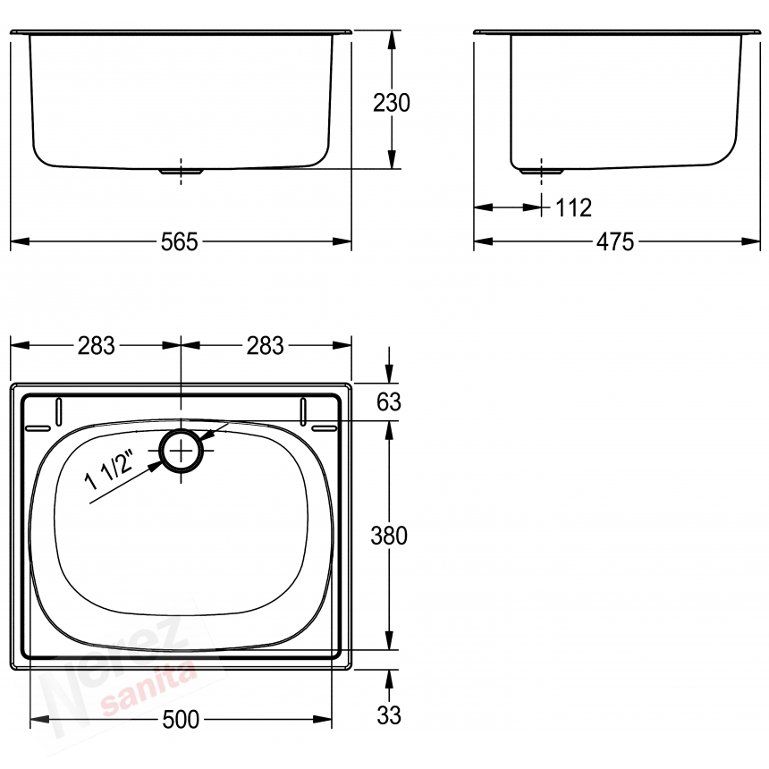 Nerez dřez Franke KWC BS340 vestavný