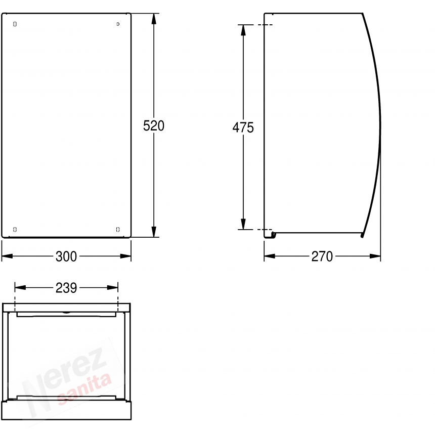 Odpadkový koš Franke KWC STRX605 