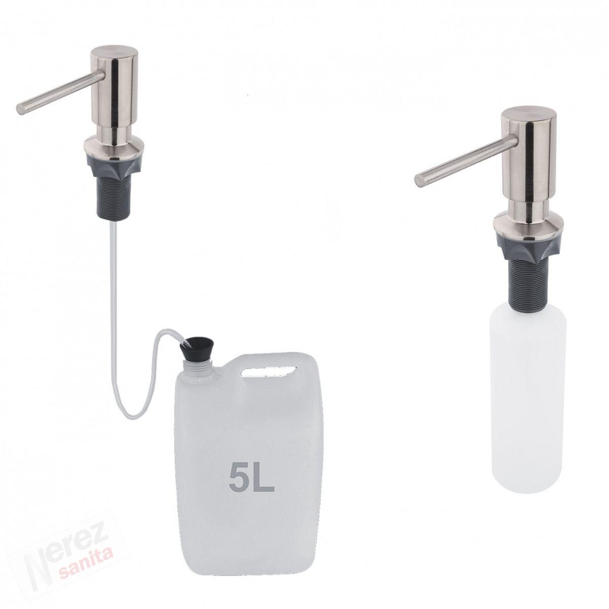 Vestavěný dávkovač, pumpa 35mm + hadička, nerez UNM 4031VH-10